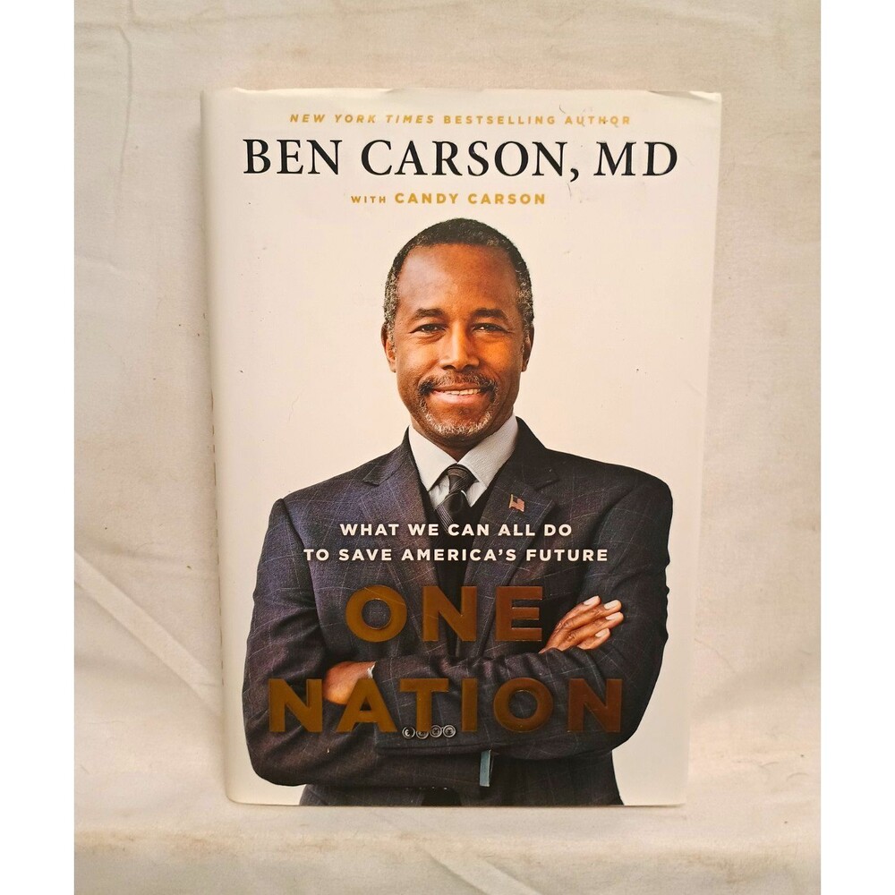 One Nation Ben Carson Candy Carson 2014 Hardcover w/Dust Jacket Politics